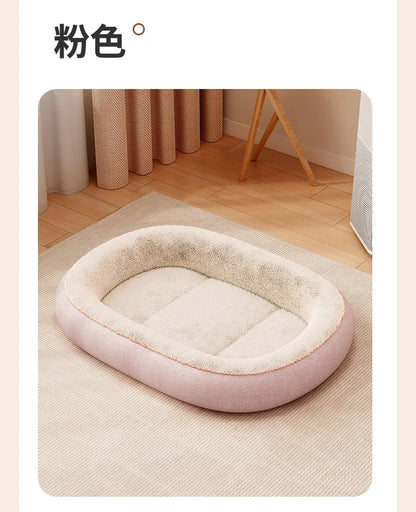 All-weather Small Dog Pet Doghouse for Winter Warmth Thick Cat Bed Dog Mat