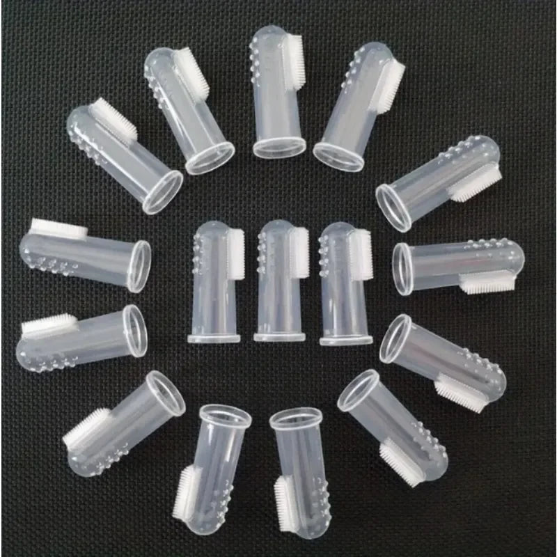 16pcs, Ultra-Soft Silicone Toothbrush for Dogs & Cats - Best for Dental Health,Gentle on Teeth & Gums,Easy To Use,Dog Toothbrus