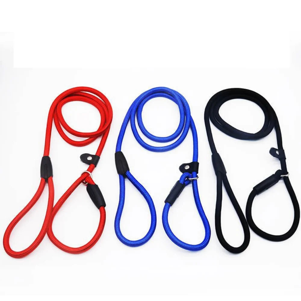 the SLIPGUARD TRAINING LEASH - Dog Leash Slip Chains, Collar Leads, Strong Heavy Duty Nylon Rope No Pull Pet Training Leash for Small Dogs, Puppy Traction Rope