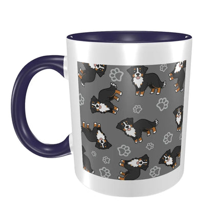 Bernese Mountain Dog Mug Funny Ceramic Coffee Cups Tea Mugs Milk Cup Drinkware Gifts for Woman Man
