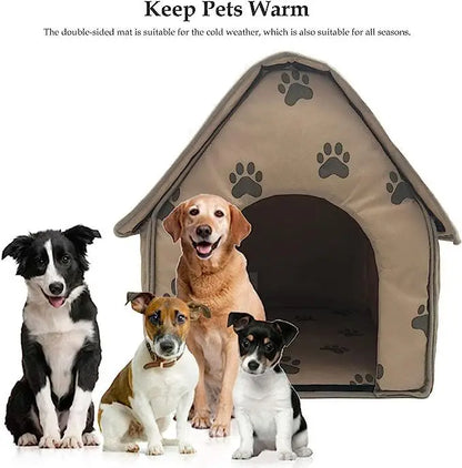 Warm and Comfortable Pets House Detachable and Washable Dog/cat Bed Suitable for Small Dogs and Small To Medium-sized Cats Cave
