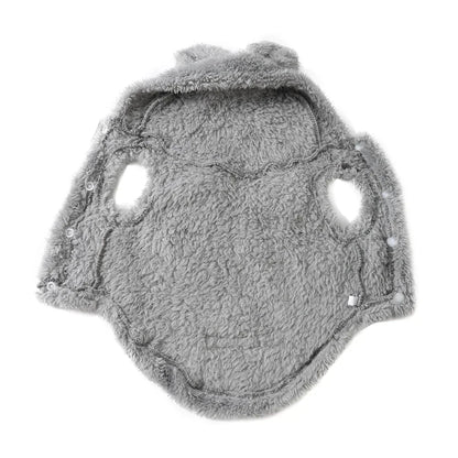 Winter Fleece Dog Hoodie Dogs Warm Coat Jacket Soft Skin Friendly Pets Clothing For Ropa Perro French Bulldog Clothes,pet Suppie