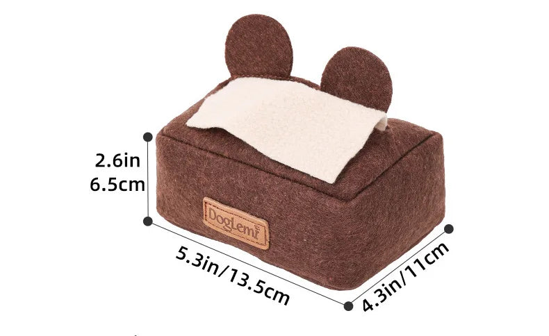 Plush Pet Dog Snuffle Toy for Small Medium Dogs Interactive Dog Chew Toy Pet Slow Feeding Toys Pet Supplies