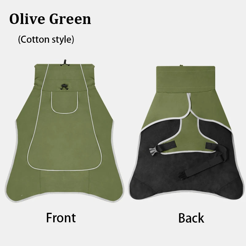 the HYDROHOUND WEATHER GUARD - Large Dog Pet Windbreaker, Dog Raincoat, Pet Storm Coat, Waterproof/Outdoor, Pet Outdoor Waterproof Clothes, Pets Raincoat Accessories