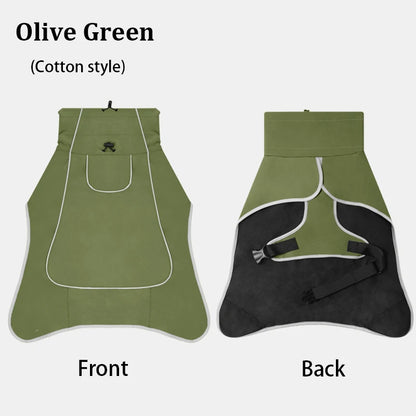 the HYDROHOUND WEATHER GUARD - Large Dog Pet Windbreaker, Dog Raincoat, Pet Storm Coat, Waterproof/Outdoor, Pet Outdoor Waterproof Clothes, Pets Raincoat Accessories