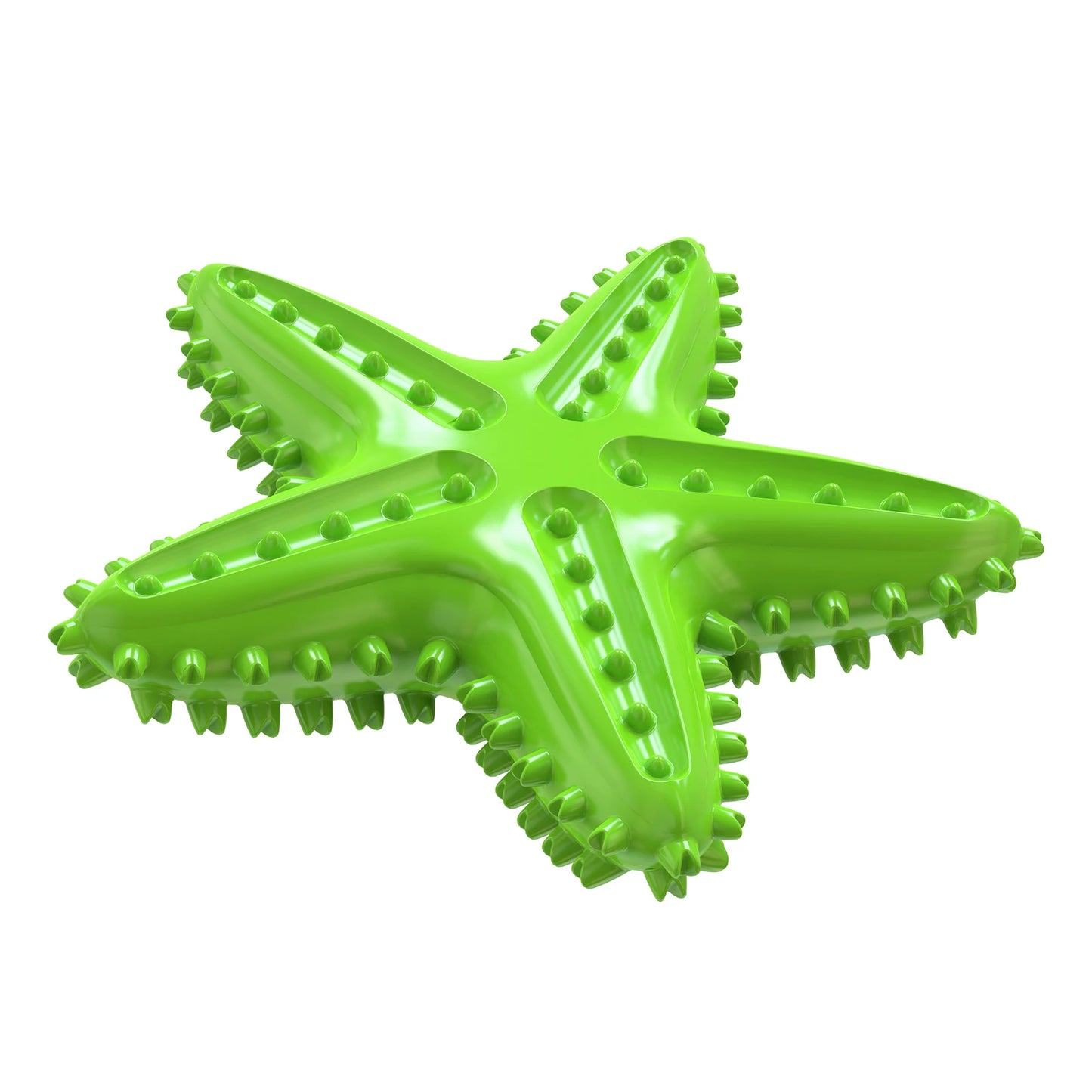 Squeak Toothbrush Chew Dog Toy Starfish Soft Rubber Puppy Plaything Interactive Chewing Dogs Toys With Sound Aggressive Chew Toy