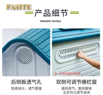 the BACKYARD DOG - Large Kennell Crate Doghouse, Accessories Playpens Outdoor Carrier, Doghouse Pet Supplies, Play Pen Mascotas Dog Furniture