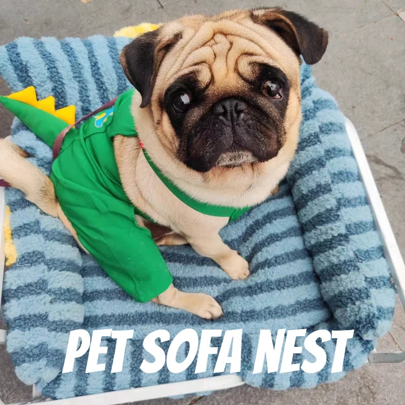 Puppy special sofa kennel winter warm pet Internet celebrity cat nest small dog dog sleeping mat cushion winter bed