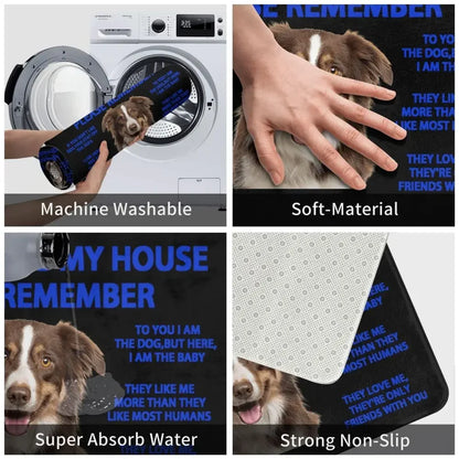 Beagle Dog Doormat Non-Slip Kitchen Bath Mat Living Room Door Floor Entrance Carpet Rug