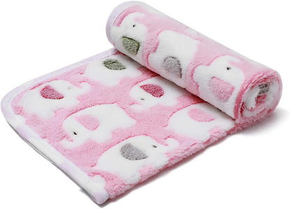 Pet Blanket Encrypted Fleece-lined Double-sided Flannel Blanket Autumn Winter Quilt Warm Blanket Dog Bed Pad Cat Dog Supplies