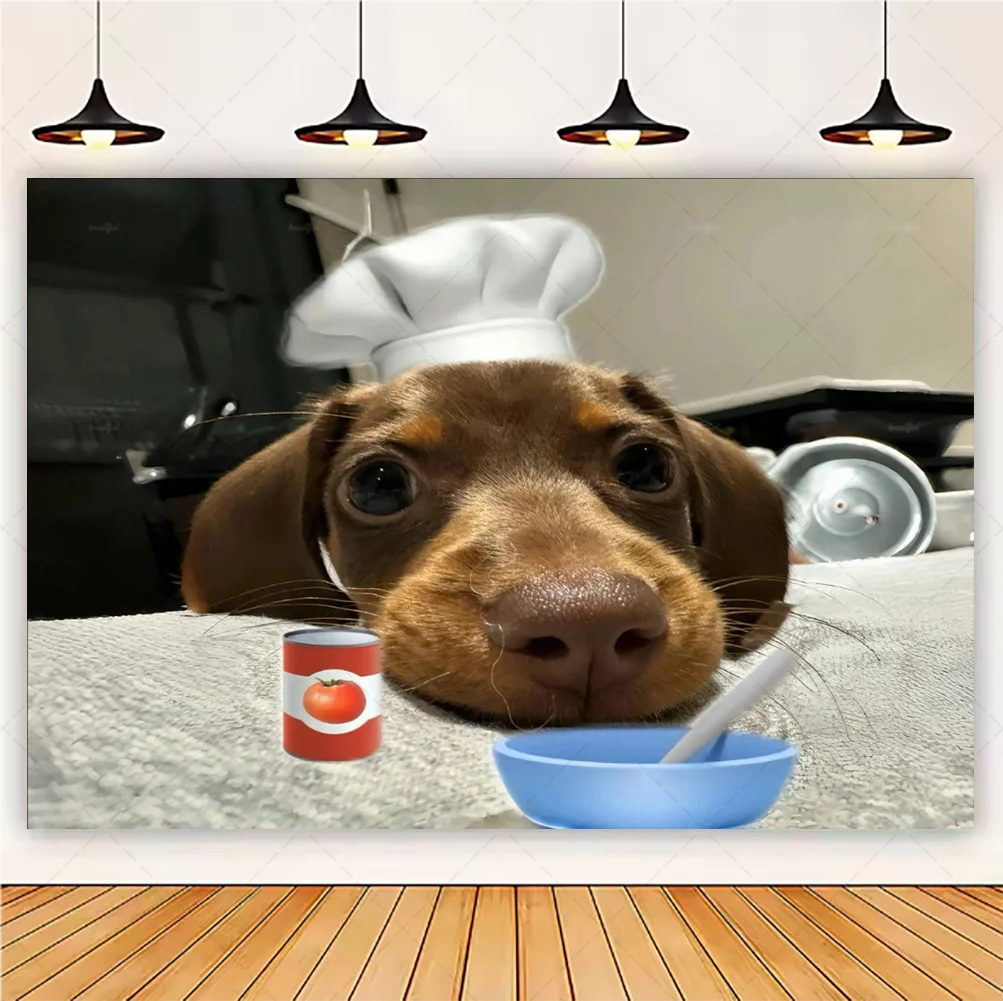 Cute Dachshund Theme Birthday Party Decorations Lovely Puppy Backdrop Cake Insert Banner Balloon Baby Shower Supplies Child Gift