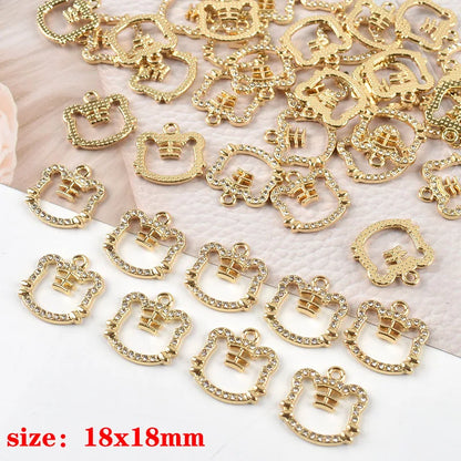 High-quality Metal Alloy Stereo Cute Balloon Dog Charms Pendants For Jewelry Making Findings DIY Necklace Bracelet Accessaries