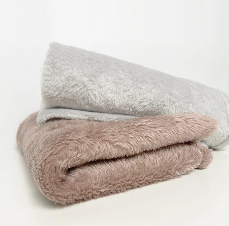 Soft Thickened Warm Dog Blanket, Washable Pet Sleeping Blanket, Cats Bed Mat Puppy Kitten Nest Pads Pet Accessories