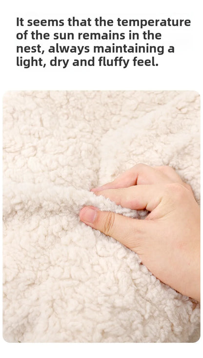 Winter Warm Dog Kennel High Elasticity Sponge Dog Beds Removable Washable Cat/Dog Sofa for Medium-sized Dogs Pet Supplies