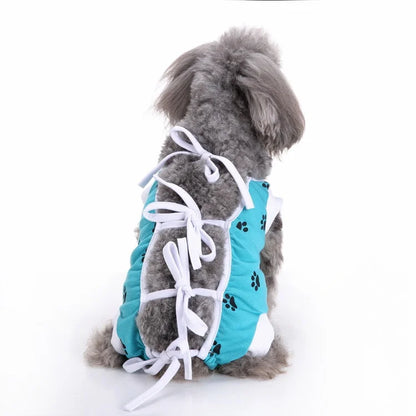 Pet Cat Recovery Surgical Costume Pet Dog Sterilization Clothes Pet Physiological Pants Anti-licking Vest for Abdomen Protect