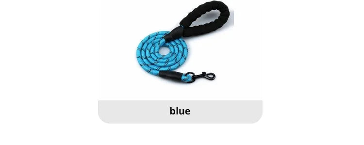 the REFLECTAROUND COMFORT LEASH - Pet Reflective Leash, Nylon Round Leash, Explosion-Proof Punch Leash, Dog Walking Round Leash without Strangulation