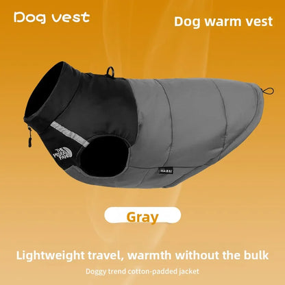 Autumn And Winter Waterproof Reflective Small Medium Large Dog Cotton Clothes Can Be Pulled Dog Clothes Pet Clothing