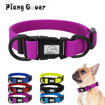 the AQUAPAW WATERPROOF COLLAR - PVC Waterproof Dog Collar, Soft Adjustable Pet Collar, Big Cat/Dog Necklace for Small/Medium/Large Dog