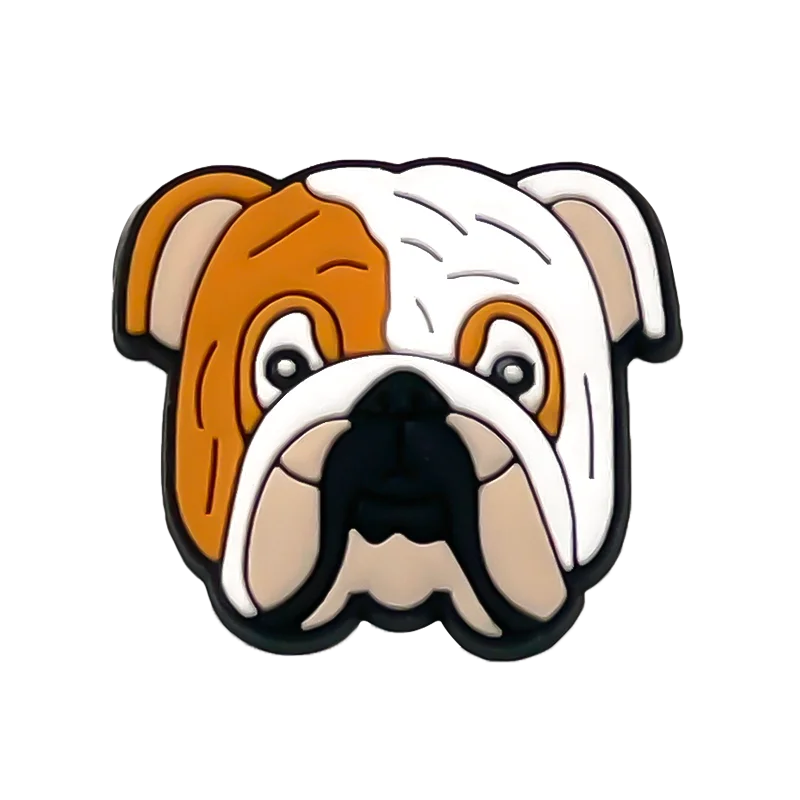 1pcs PVC Dog  Dachshund Corgi Paw Shoe Charms Shoe Decorations Accessories Pins for Women Men Kids Gift,Bulldog Clog Buckles