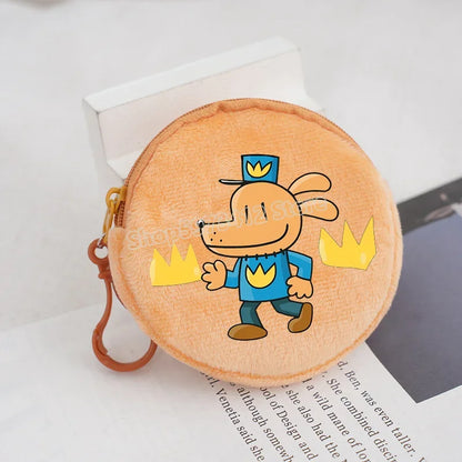 Dog Man Movie Coin Purse Girl Boy Cartoon Wallet Portable Cute Storage Bag Key Pocket Kawaii Handbag Hot Comic Kid Birthday Gift