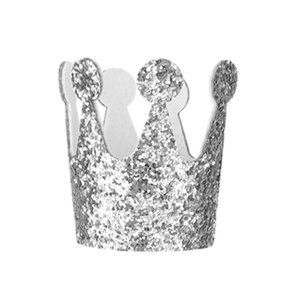 Pet Birthday Hat Glitter Bronzing Dog Crown Birthday Party Cat Dress Up Hat Photo Props