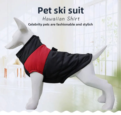 Winter Pet Clothes Warm Big Dog Coat Puppy Clothing Waterproof Vest Jacket For Small Medium Large Dogs Golden Retriever