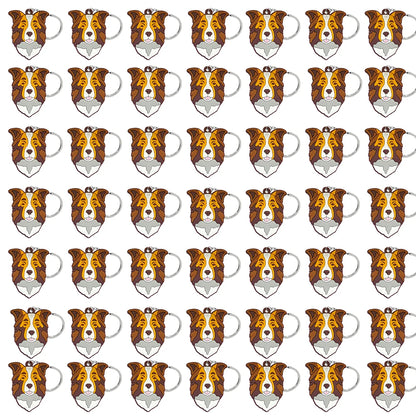 50PCS Cute Animal Keychain knife Ducks Dogs Cats Keyring for Women Men Kids Handbag Cool Car Key Accessories Friends Key Gifts