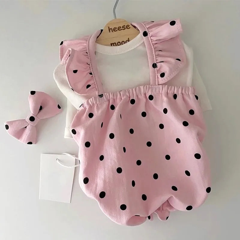 Cute Pet Dog Dress Dot Dog Summer Clothes Puppy Skirt Chihuahua Bichon French Bulldog Clothing Thin Girl Dog Costume Cat Dresses