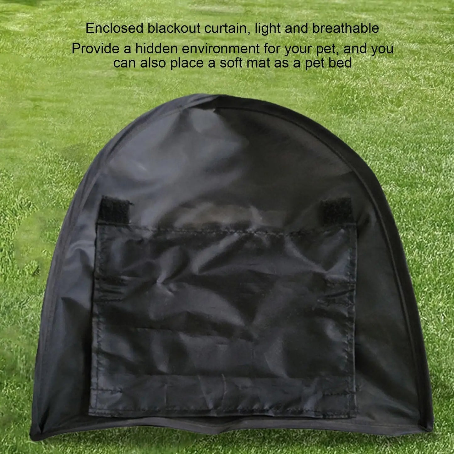 the BLACK DIAMOND DONE -Dog Sun Protection Tent, Pet Tent Outdoor Sun Protection, Cat and Dog Tent, Dog/Cat Fence Foldable Tent House for Puppies/Kittens