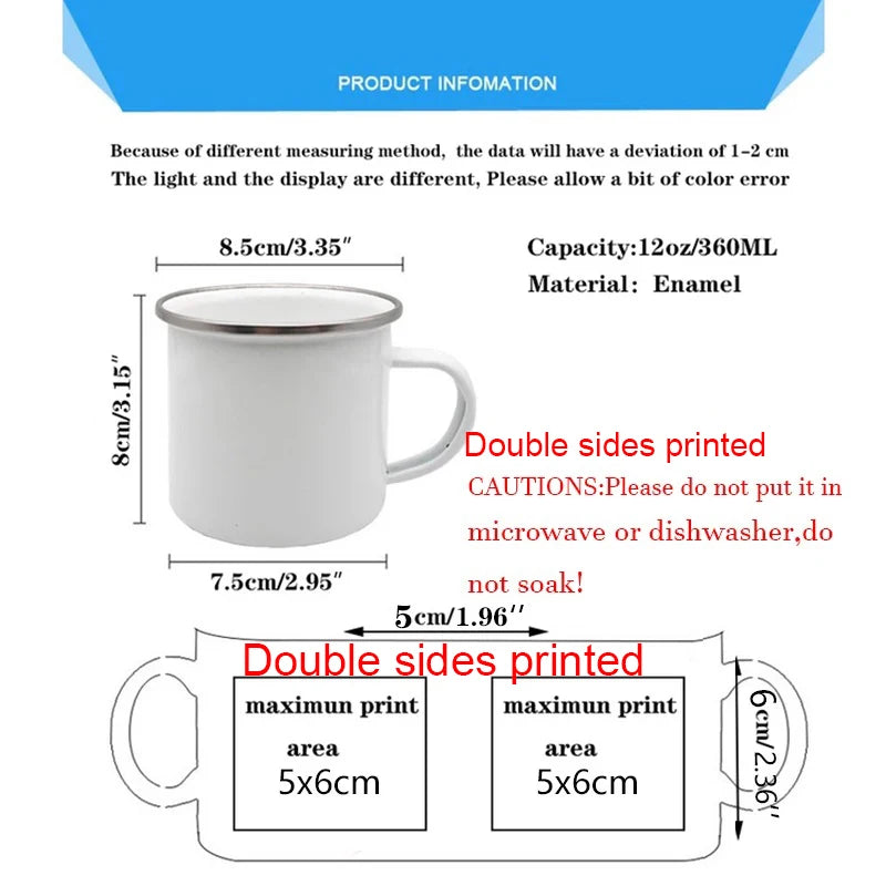 Funny Dachshund Print Creative Enamel Mug Coffee Wine Mugs Cartoon Dogs Paw Party Drink Beer Juice Milk Cups Gifts for Lover Dog