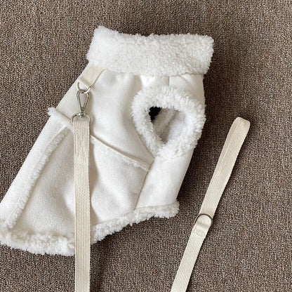 the BUCKSKIN - Dog Vests, Winter Plush Warm Pet Dog Clothes for Small/Medium Dogs Jackets, Puppy Clothing Yorkshire Terrier Ropa Para Perros