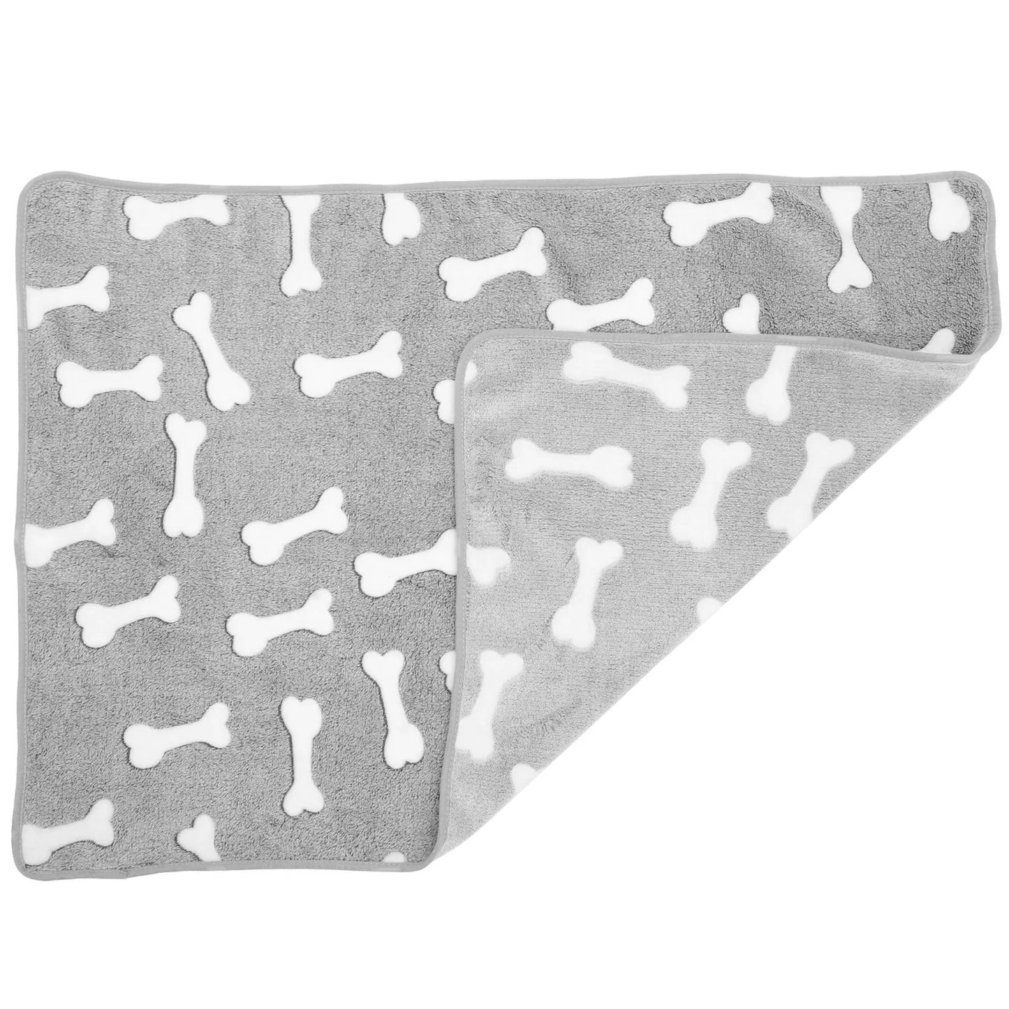 Comfortable Coral Fleece Pet Blanket Warm Dog Cat Bed Sofa Winter Throw Reusable Coral Fleece Blanket Sleeping Mat