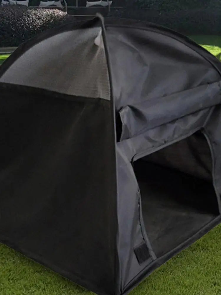 the BLACK DIAMOND DONE -Dog Sun Protection Tent, Pet Tent Outdoor Sun Protection, Cat and Dog Tent, Dog/Cat Fence Foldable Tent House for Puppies/Kittens