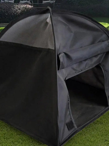 the BLACK DIAMOND DONE -Dog Sun Protection Tent, Pet Tent Outdoor Sun Protection, Cat and Dog Tent, Dog/Cat Fence Foldable Tent House for Puppies/Kittens