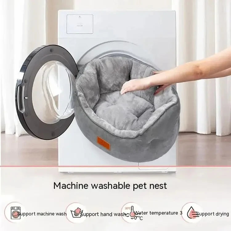 Cats Dog Bed Winter Warm Pet Mat Sleep Cozy Dogs House Cushion Soft Couch Cat Baskets Plush Pet Sleeping Bed Kennel Accessories