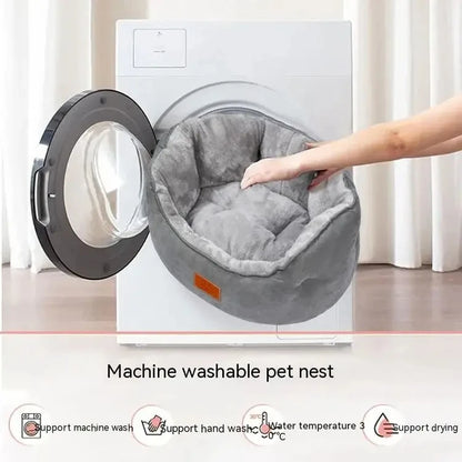 Cats Dog Bed Winter Warm Pet Mat Sleep Cozy Dogs House Cushion Soft Couch Cat Baskets Plush Pet Sleeping Bed Kennel Accessories