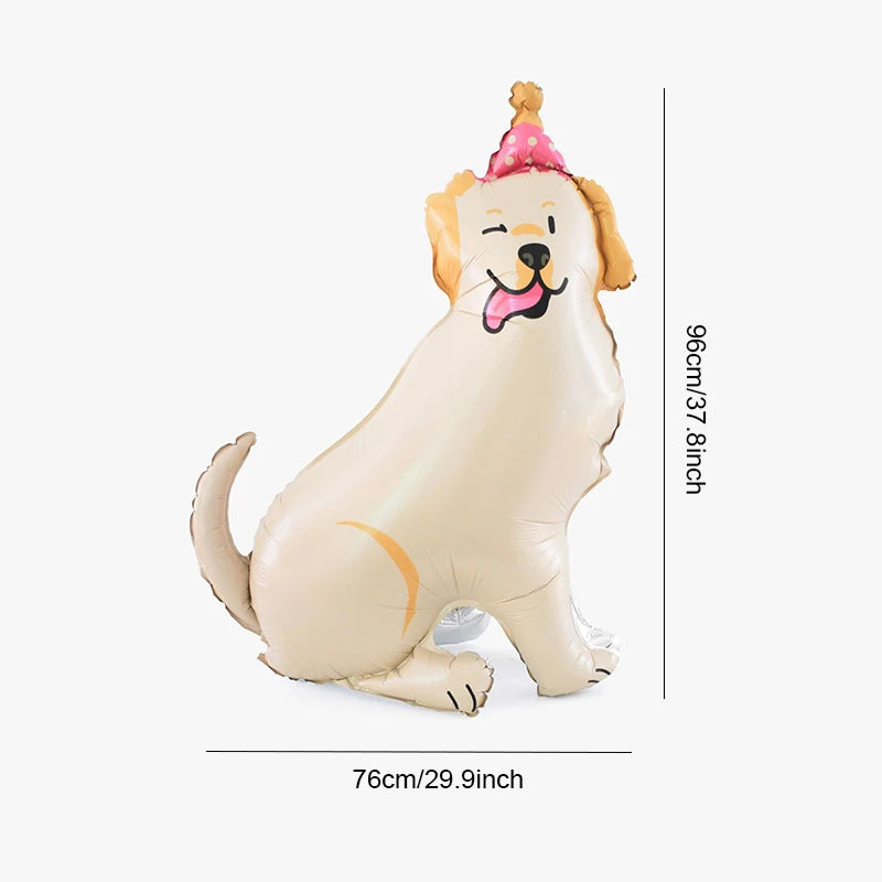 1pc Cute Standing Husky Puppy Balloon Dachshund Ballon Birthday Party Baby Shower Animal Theme Party Decoration Foil Balloon