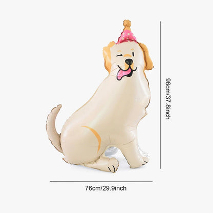 1pc Cute Standing Husky Puppy Balloon Dachshund Ballon Birthday Party Baby Shower Animal Theme Party Decoration Foil Balloon