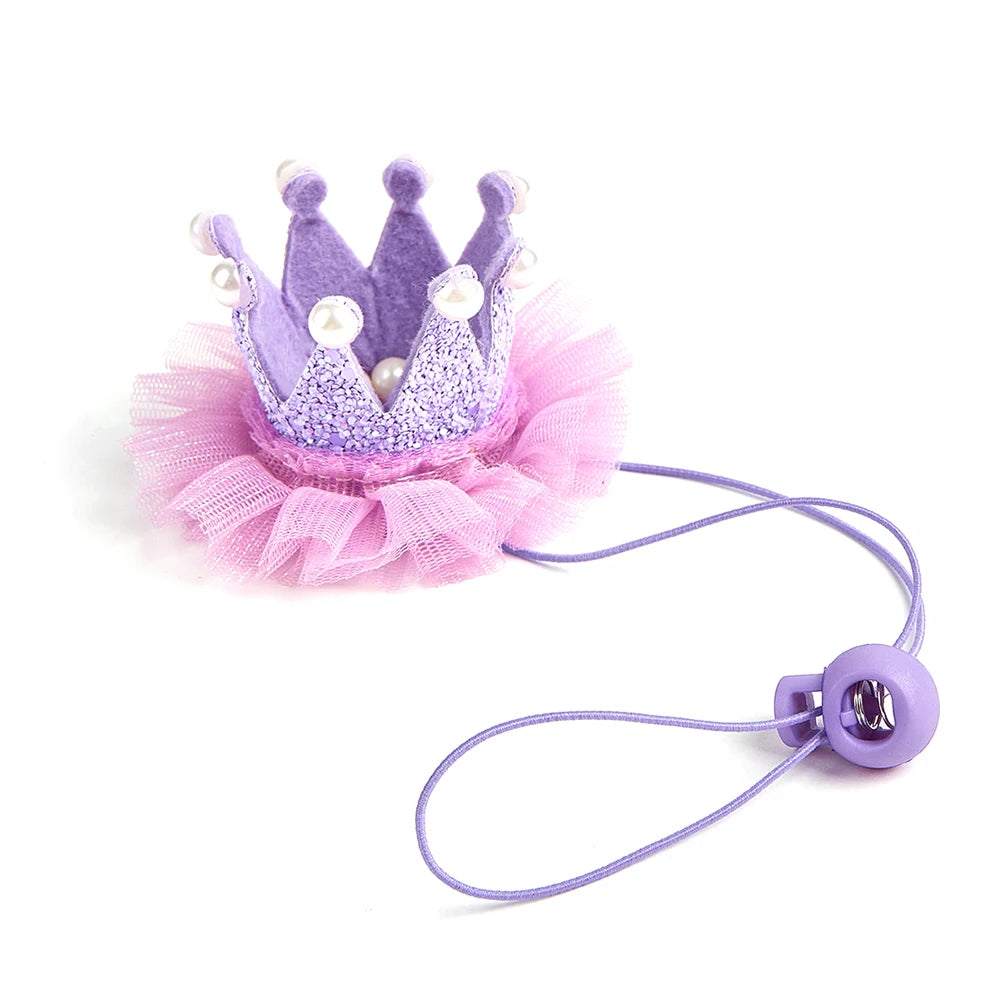 Luxury Pet Birthday Party Hat for Dogs & Cats - Instagrammable Photo Prop High-Quality Birthday Hat for Pets