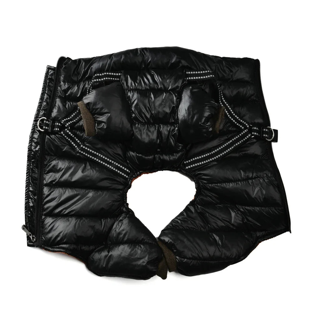 Winter Pet Jumpsuit Soft Warm Puppy Jacket Coat For Small Dogs Cats Zipper Solid Apparel Chihuahua French Bulldog Sphynx Costume