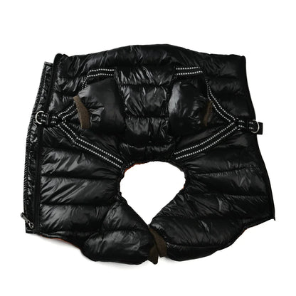 Winter Pet Jumpsuit Soft Warm Puppy Jacket Coat For Small Dogs Cats Zipper Solid Apparel Chihuahua French Bulldog Sphynx Costume