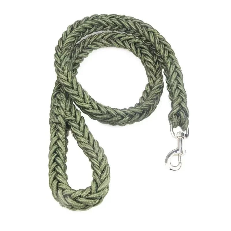 the TITANGRIP BRAIDED DOG LEASH - Large Dog Leash Nylon Braided Traction Rope, Pet Walking Thick Hand Rope for Bulldog, Rottweiler, Hound Dogs Accessories