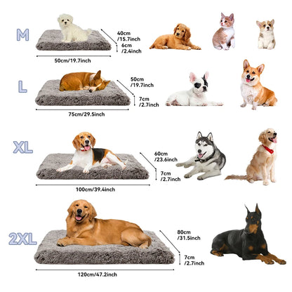 1 square soft cushion for orthopedic pet bed for small and medium sized large dogs and cats, easy to clean and durable