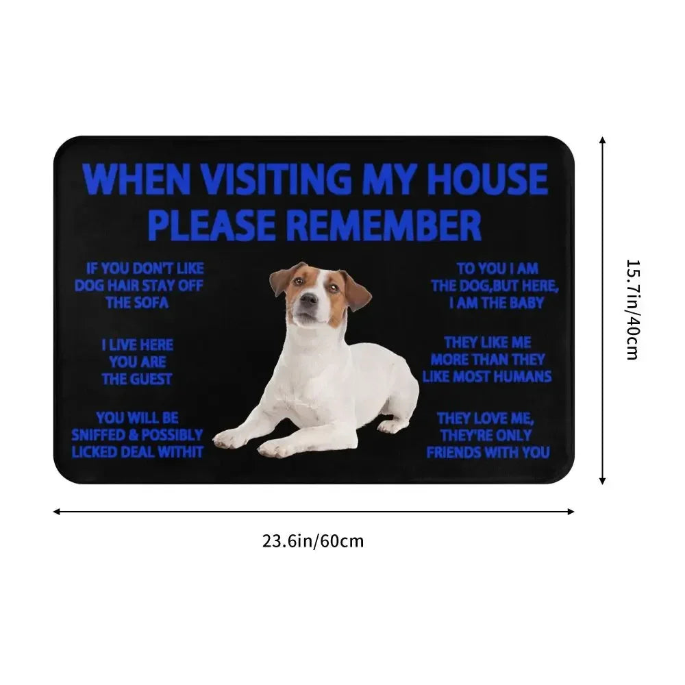 Beagle Dog Doormat Non-Slip Kitchen Bath Mat Living Room Door Floor Entrance Carpet Rug