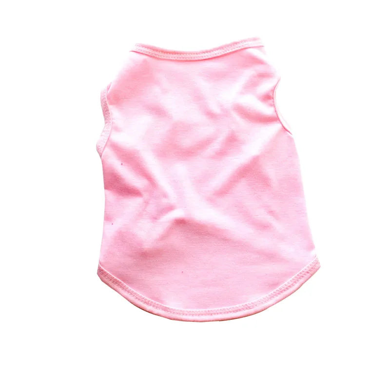 Solid Color Dog Shirts Breathable Pet T-Shirts for Small to Large Dogs - Stretchy, Durable, Ideal for All Seasons and Holidays