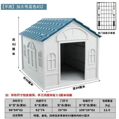 the BACKYARD DOG - Large Kennell Crate Doghouse, Accessories Playpens Outdoor Carrier, Doghouse Pet Supplies, Play Pen Mascotas Dog Furniture