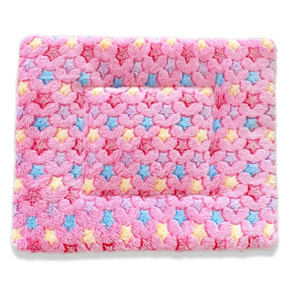 Pet Sleeping Mat Washable Plush Bed Mats for Cats Small Dogs Pad Blanket Warm Kitten Cushion Dog Accessories