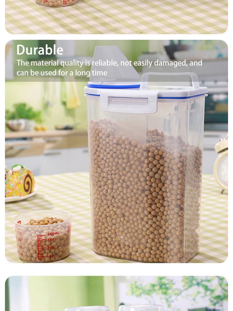 New Premium Pet Food Storage Container Large Capacity With Airtight Seal - Durable  Easy Clean & Stylish Design For Dogs & Cats