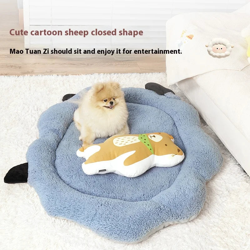 New Cute Cloud Sheep Mimi Mat, Cat and Dog Universal Cute Warm Winter Mat, Pet Mattress, Cat Winter Mattress, Pet Sofa