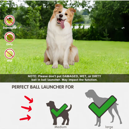 Dog Launcher Automatic Dogs Chase Toy Tennis Throwing Pinball Machine Fun Interactive Throw Rechargable Catapult USB Charging